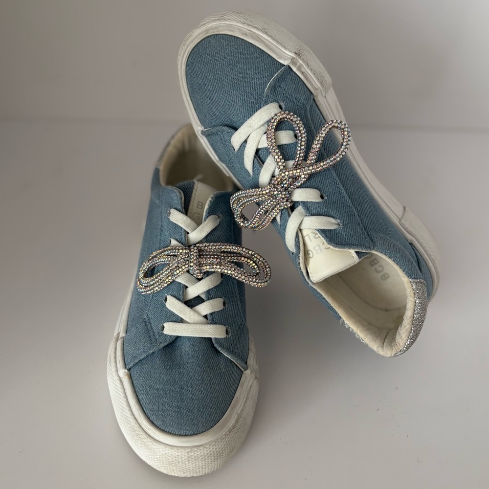 BCBG Girls Precious Platform Sneaker Size 1